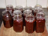 Jars of Red Tomato Chutney 