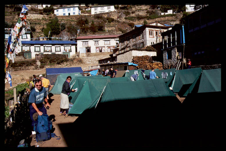 00-10-30 N2 01 Camp at Namche Bazaar Phil